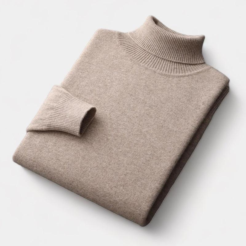 1939 RUTHERFORD Merino wool turtleneck sweater