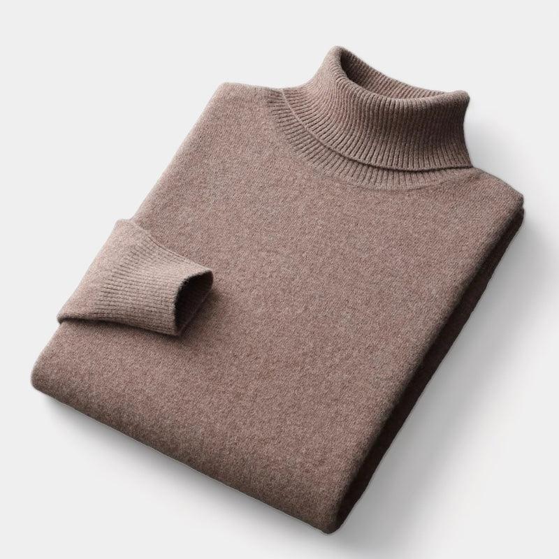 1939 RUTHERFORD Merino wool turtleneck sweater