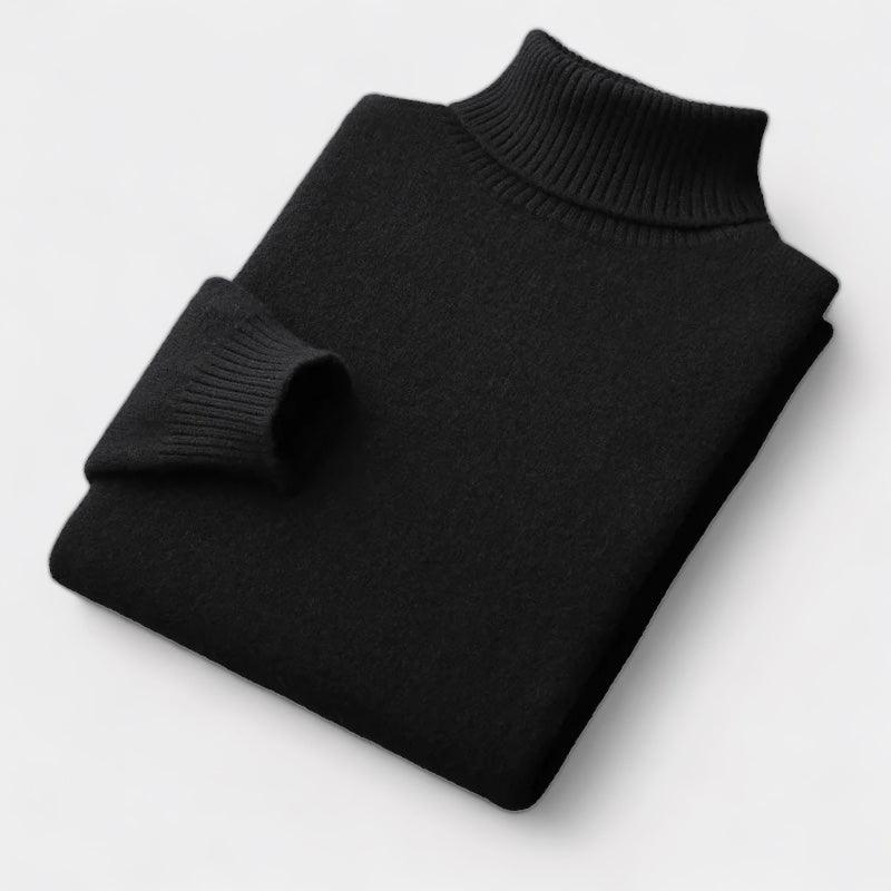 1939 RUTHERFORD Merino wool turtleneck sweater
