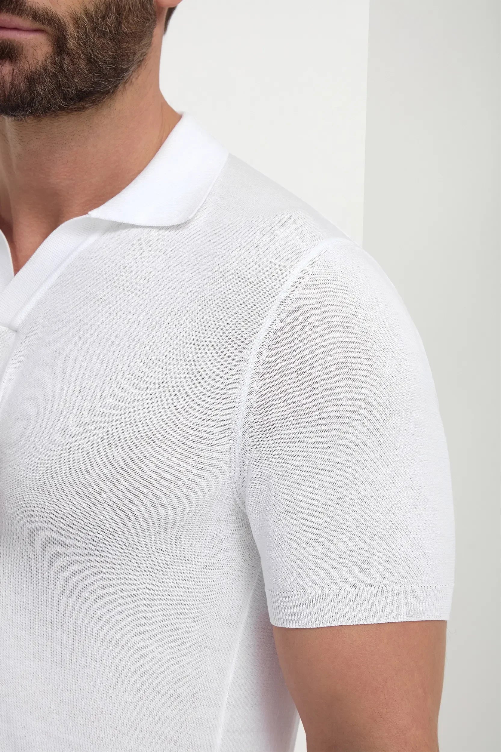 White polo shirt