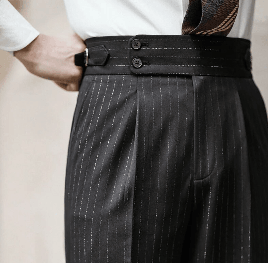 Pinstripe pants