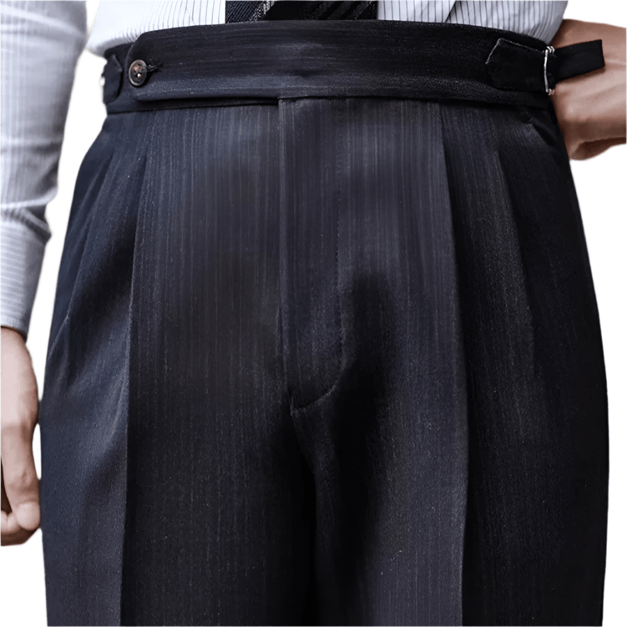 Napoli men's vintage business casual pants - non-iron