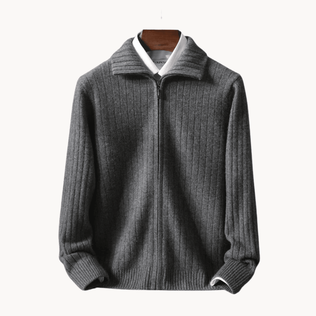 Savile Row merino wool cardigan