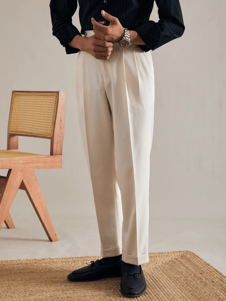 Business casual pants - Straight cut, non-iron
