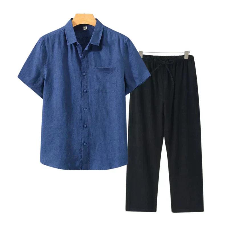 Old Money linen combo (short sleeves)