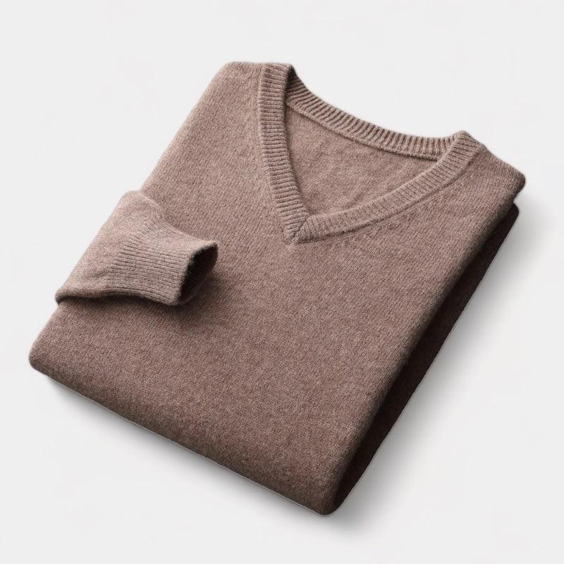 Merino wool V-neck sweater Brampton