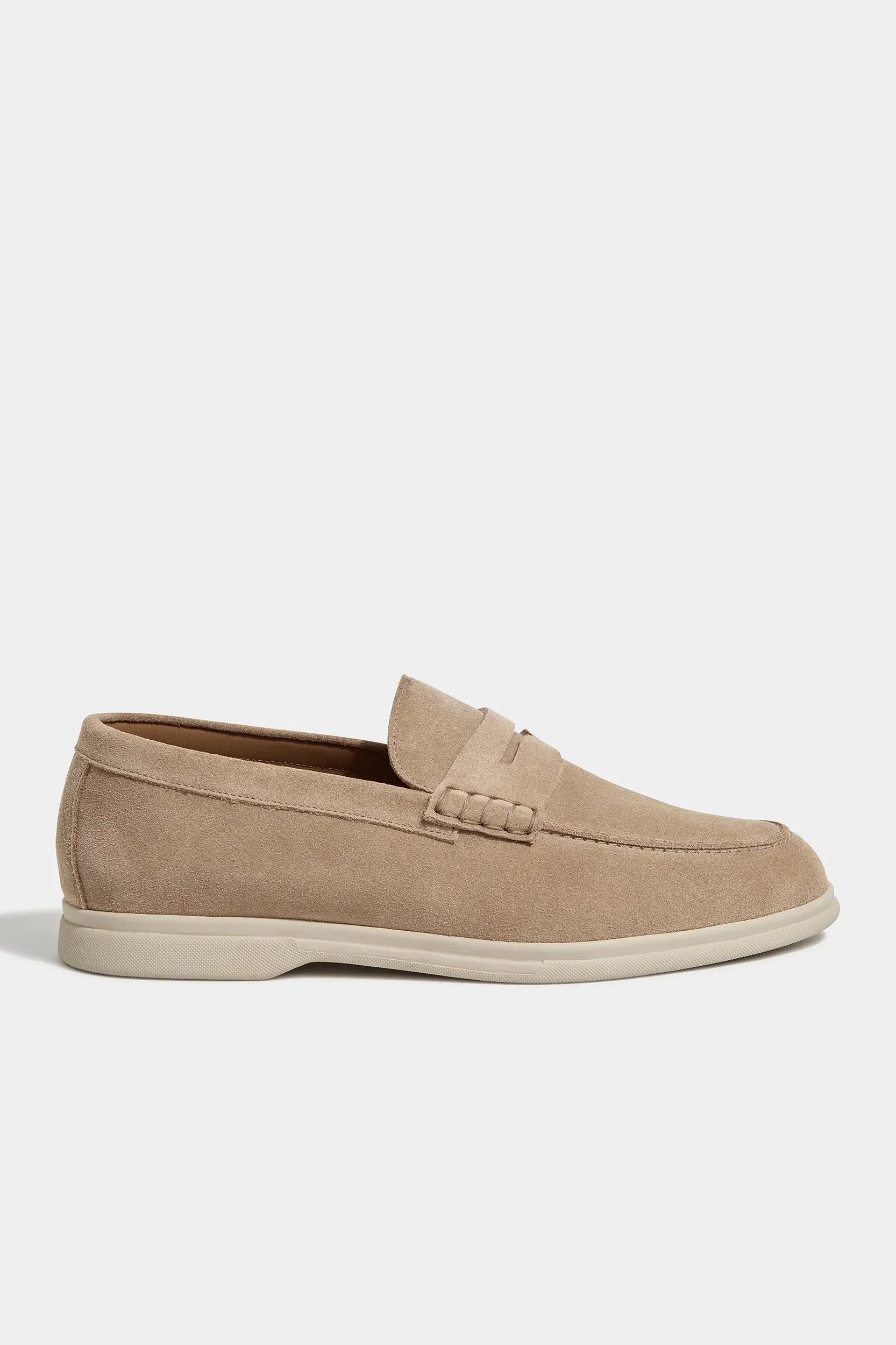 Beige penny loafers - Italian design