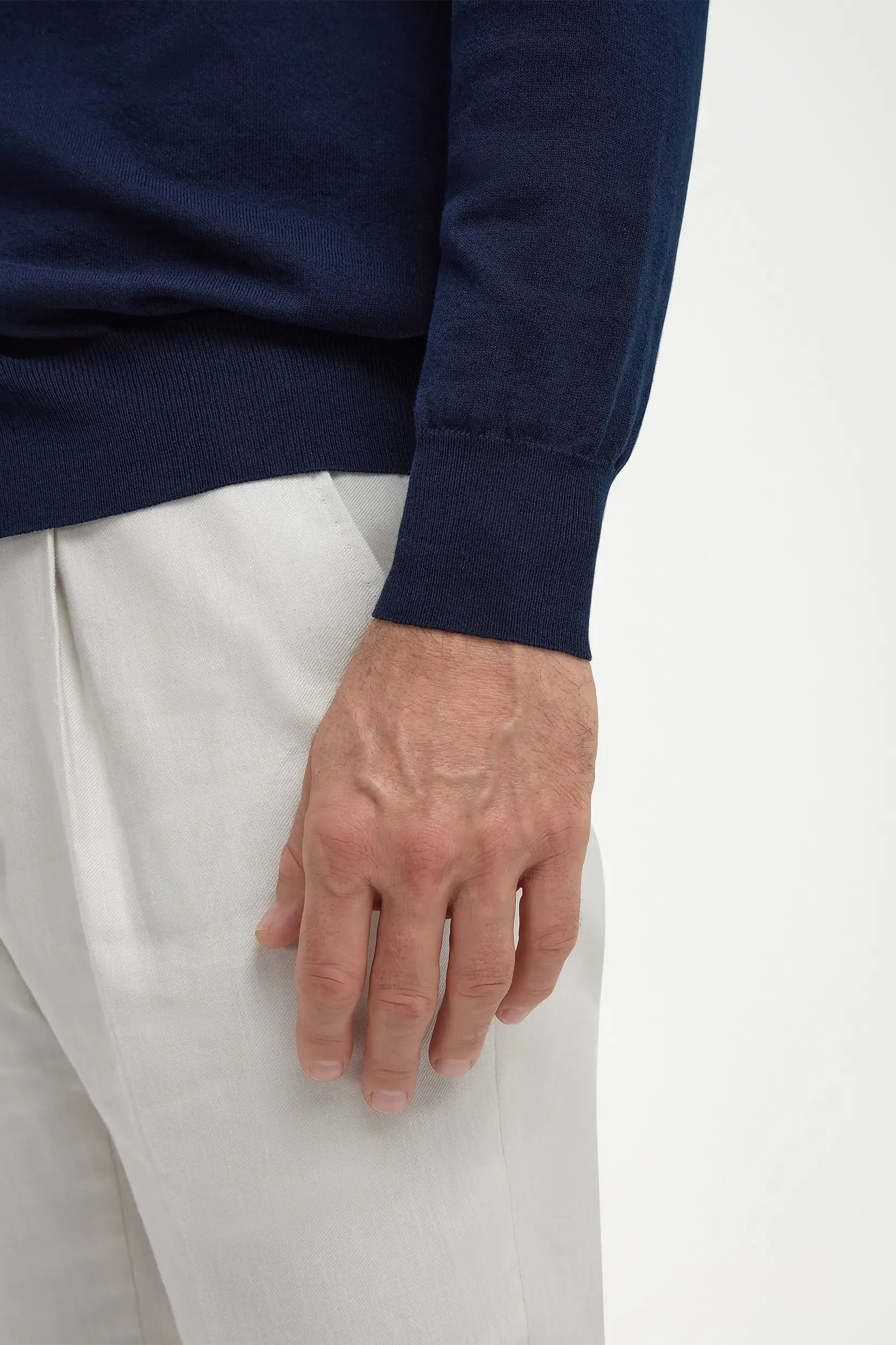 Blue polo cardigan