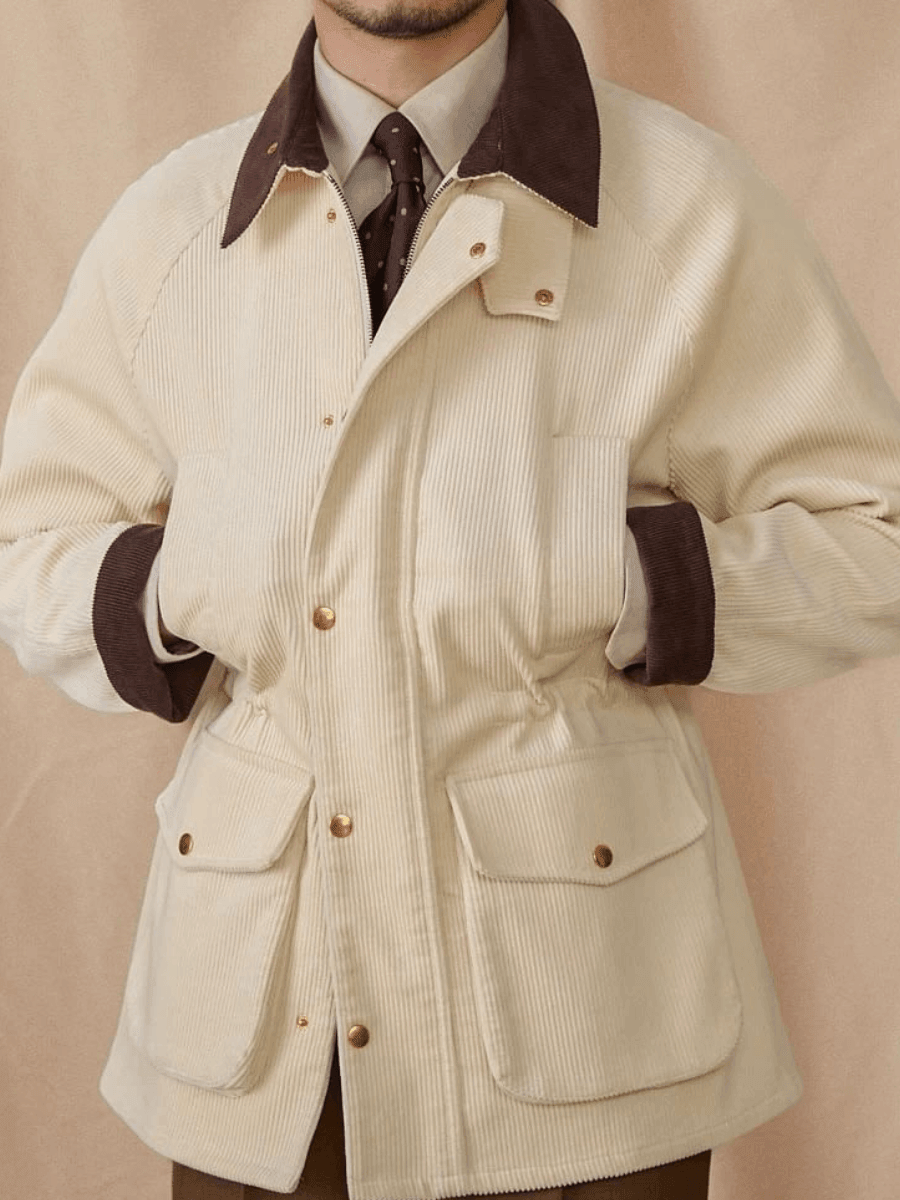 Brudenell corduroy military jacket