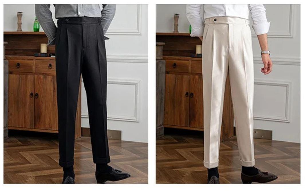 High-waisted pants