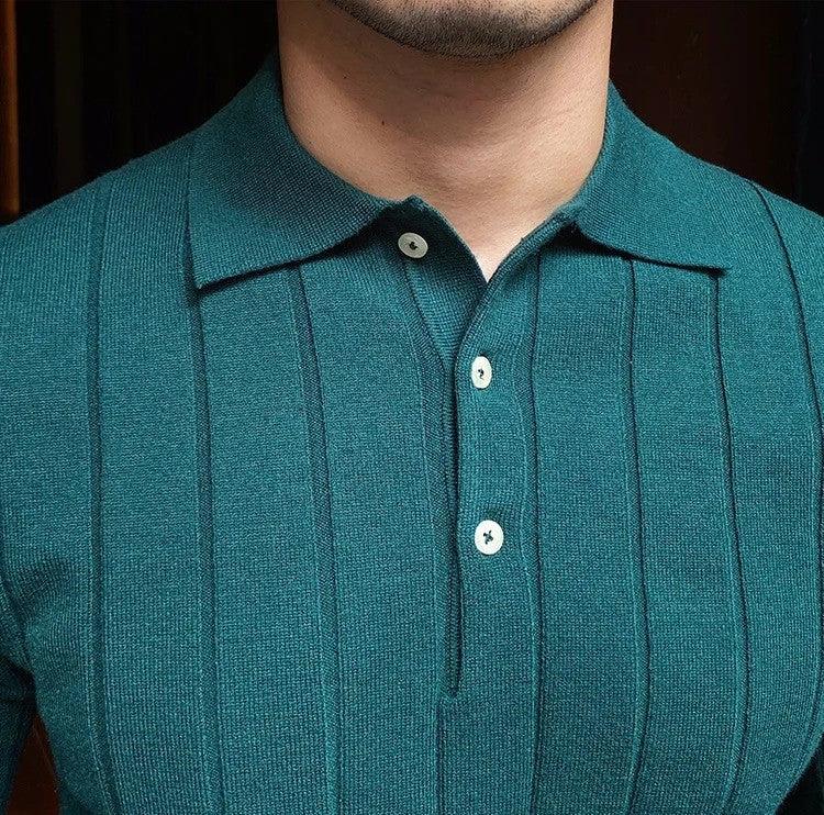 Autumn knitted sweatshirt