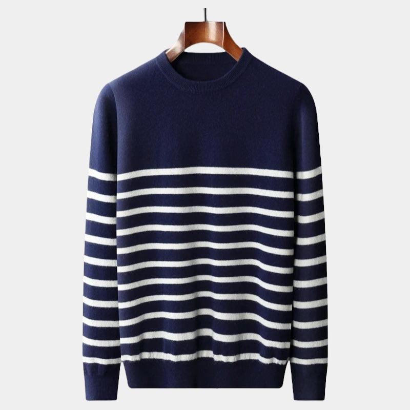 Fairhaven striped merino wool sweater