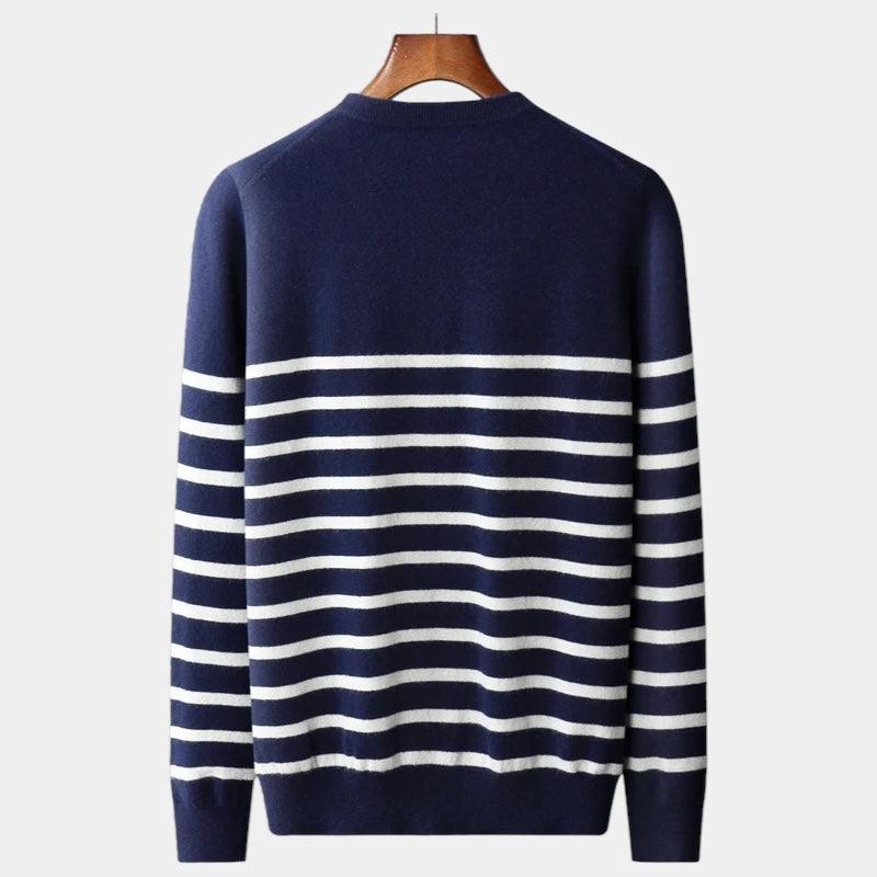 Fairhaven striped merino wool sweater