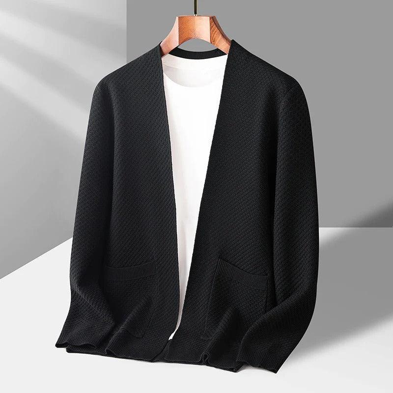 Kent Devoir jacquard knit cardigan