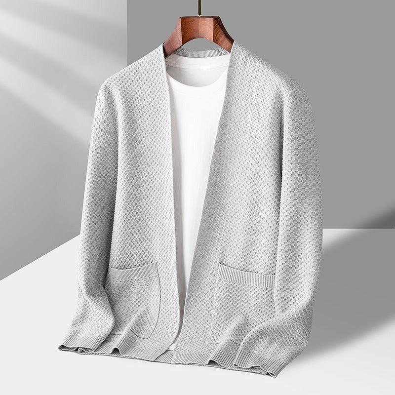 Kent Devoir jacquard knit cardigan