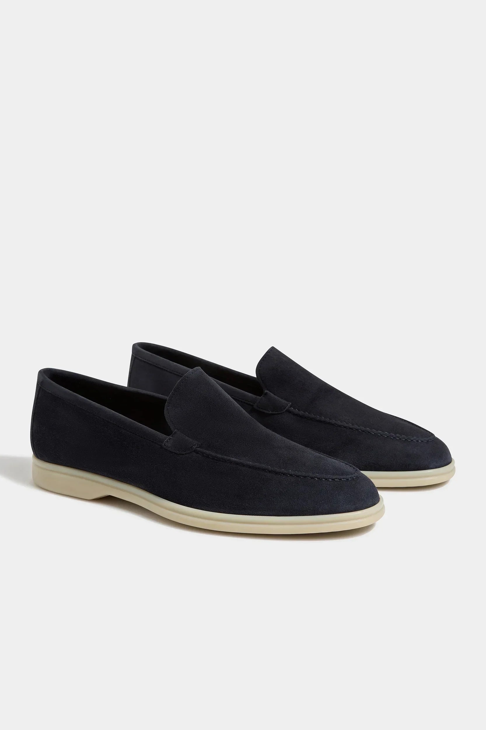 Blue Suede loafers - Italian design