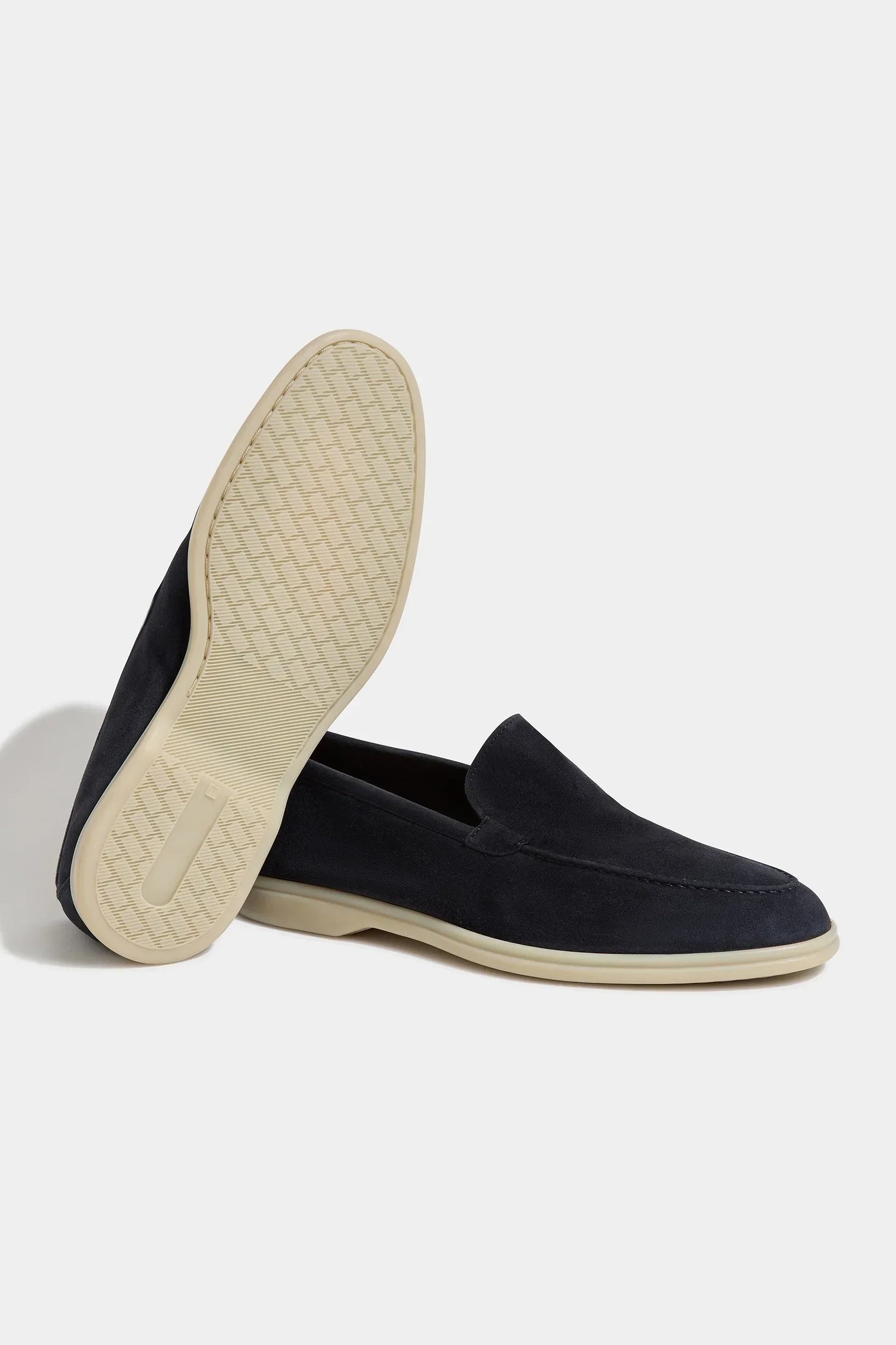 Blue Suede loafers - Italian design