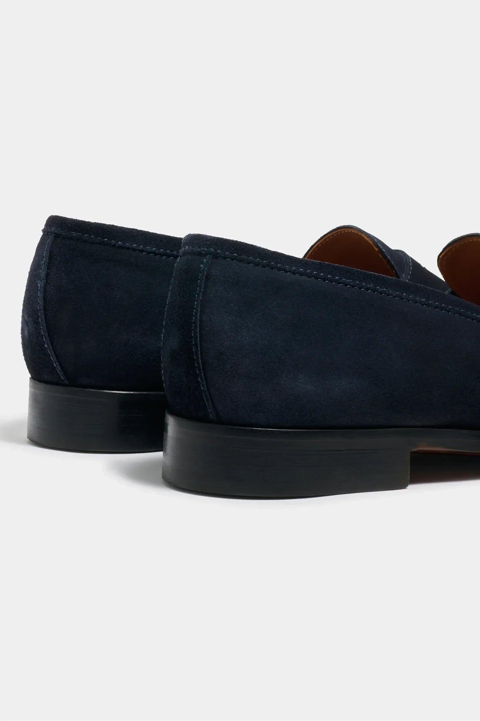 Blue suede penny loafers - Italian design