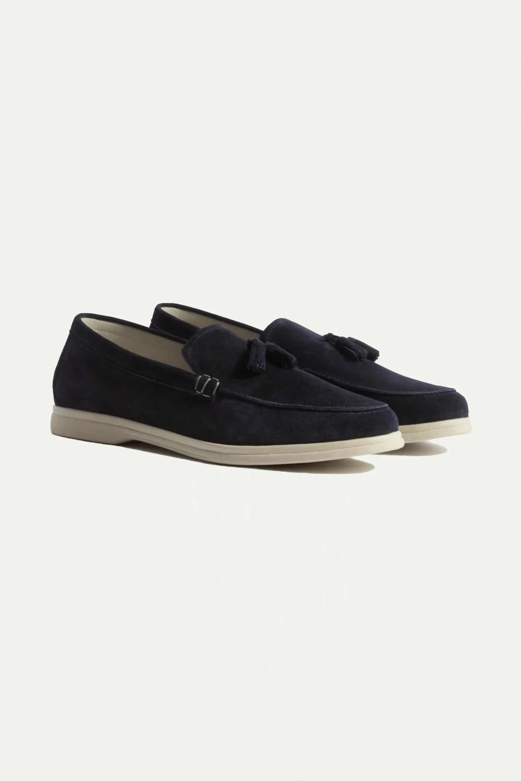 Blue suede tassel loafers - Italian design