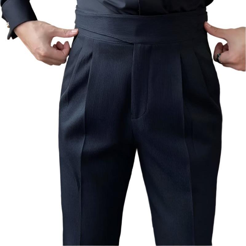 Italian-style casual suit pants