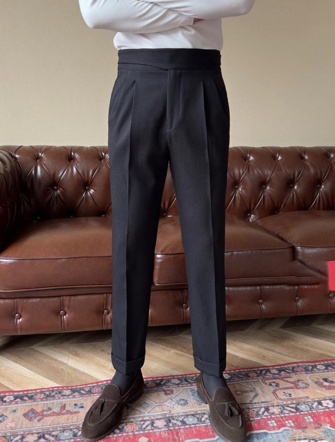 Italian-style casual suit pants