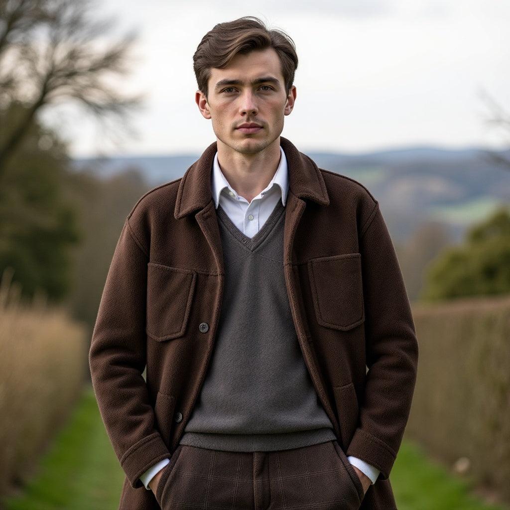 Highland Estate lambswool coat