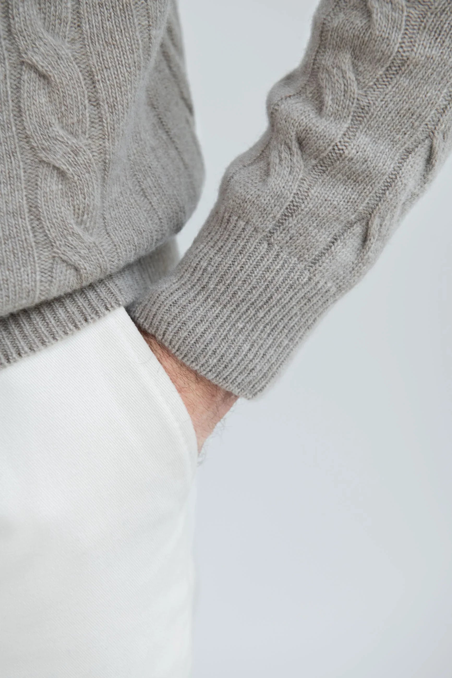 Taupe turtleneck