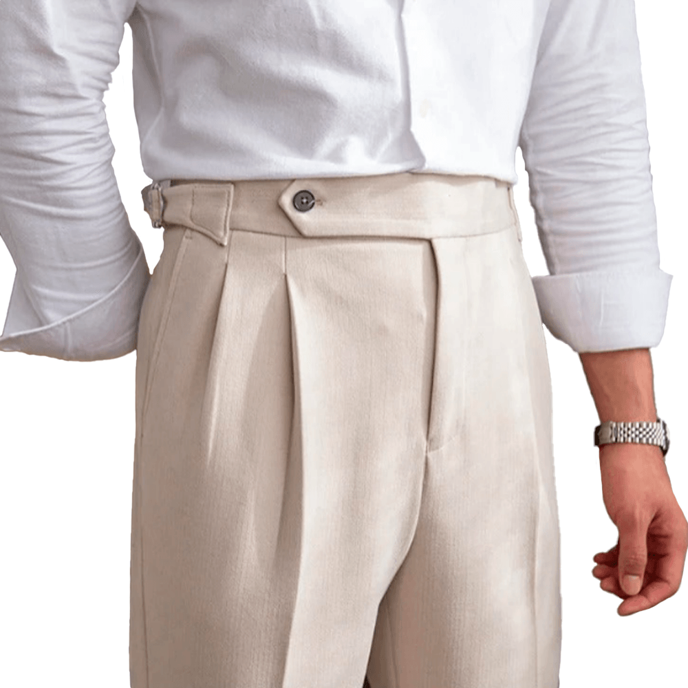 High-waisted pants