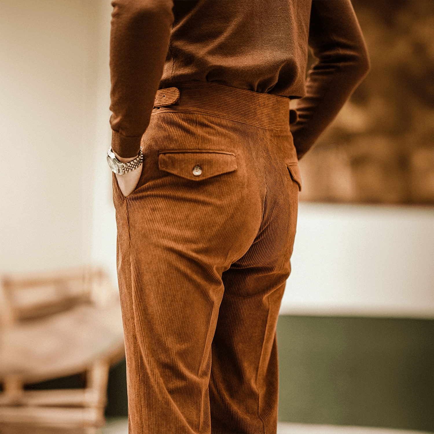 Regency 1874 corduroy Gurkha pants