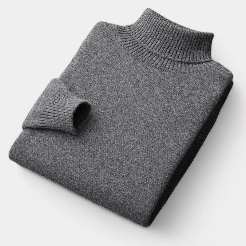1939 RUTHERFORD Merino wool turtleneck sweater