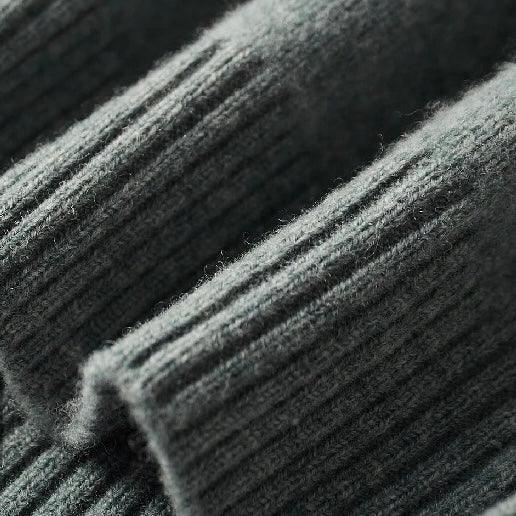 1939 RUTHERFORD Merino wool turtleneck sweater