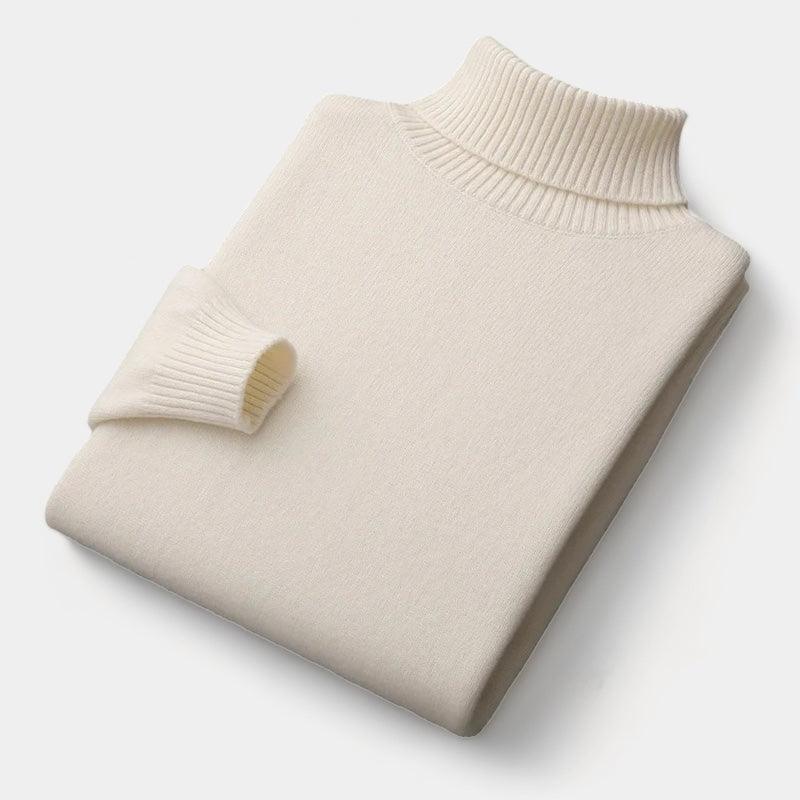 1939 RUTHERFORD Merino wool turtleneck sweater