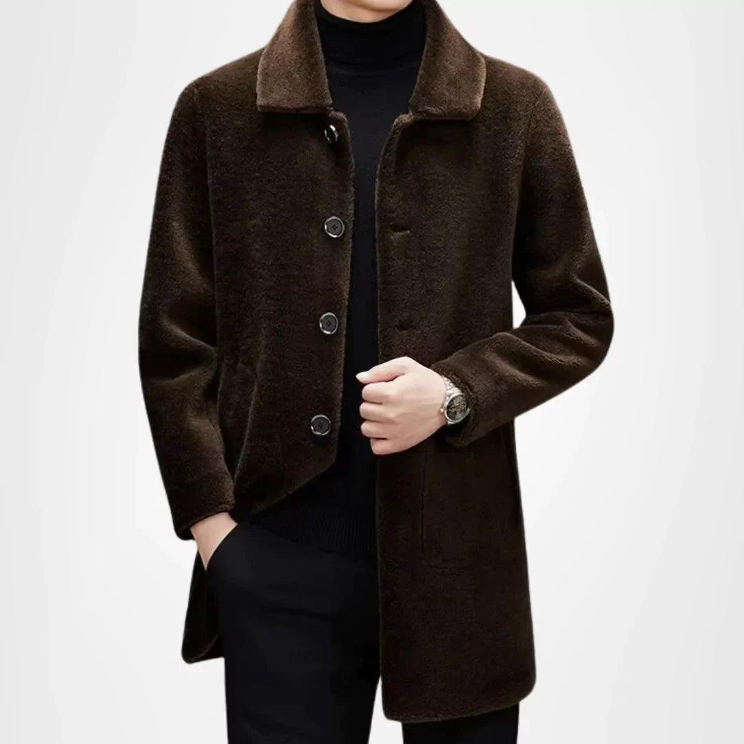 The MARQUIS wool-skin coat