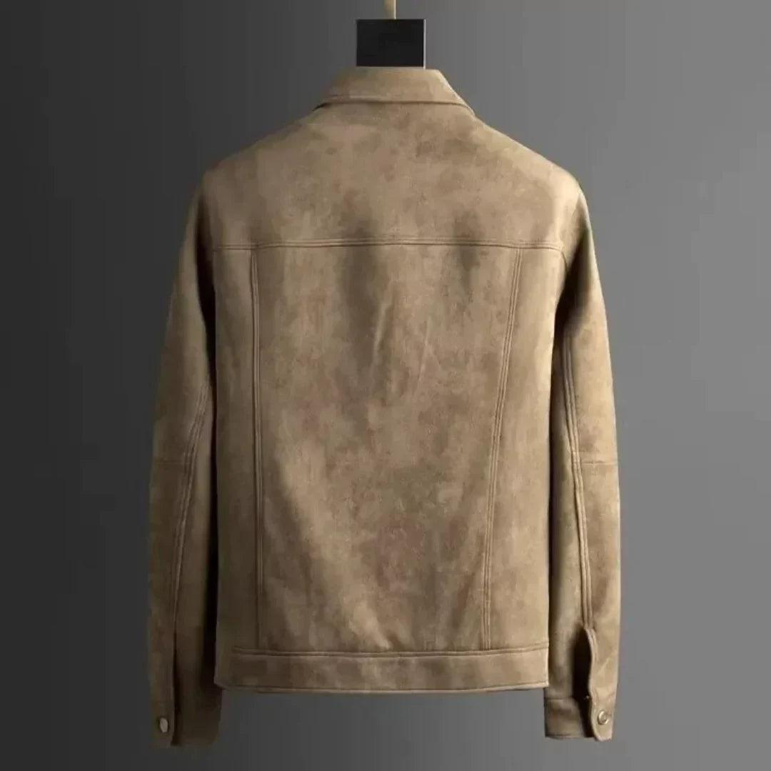 Rochester suede trucker jacket