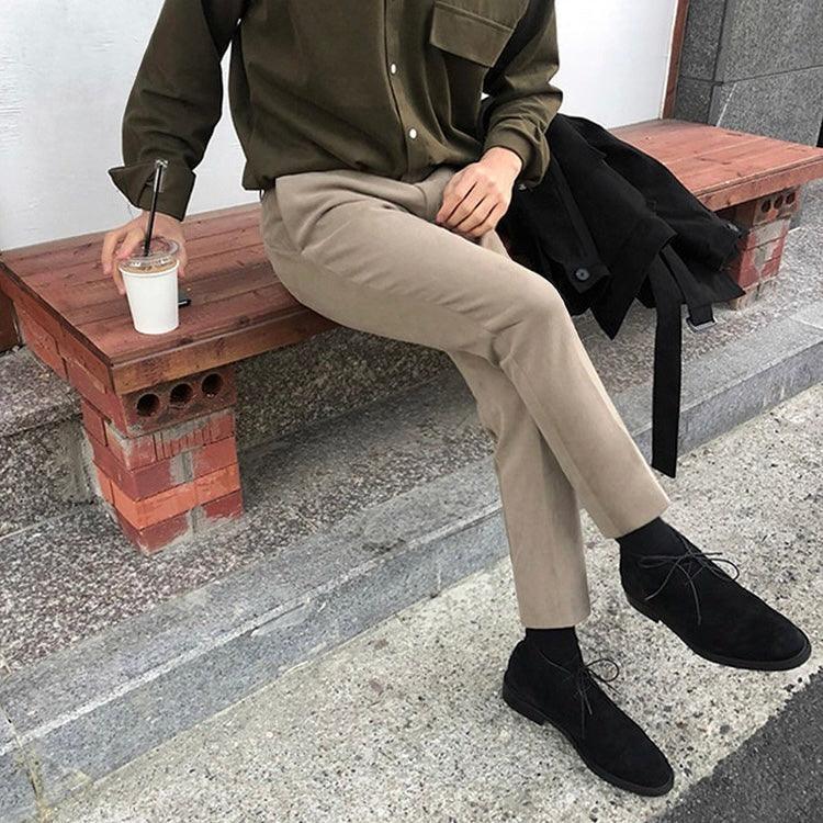 Straight chino pants