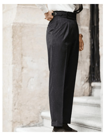 Pinstripe pants