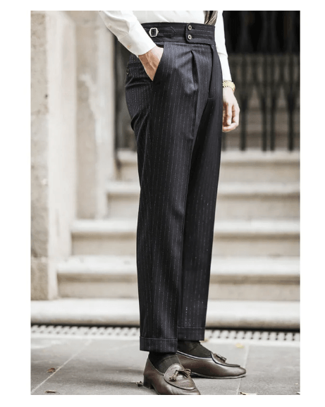 Pinstripe pants