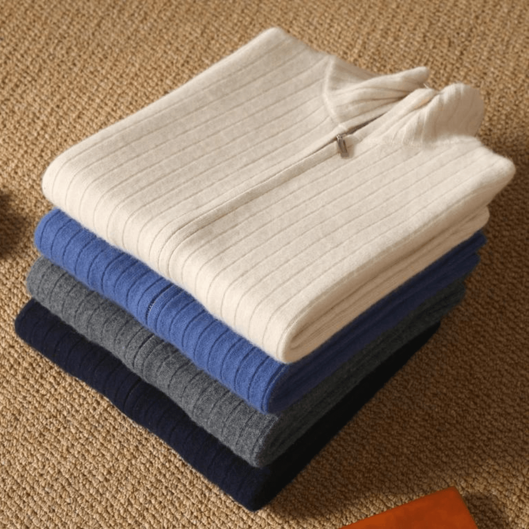 Savile Row merino wool cardigan