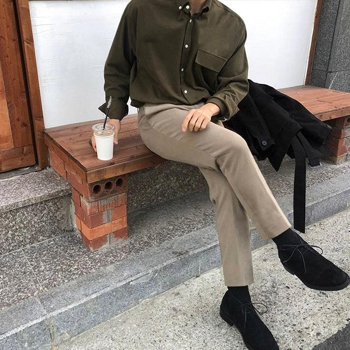 Straight chino pants