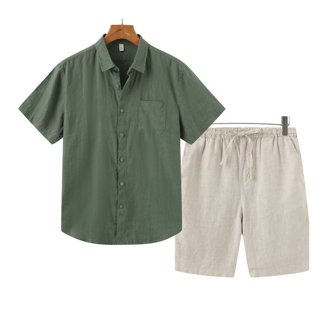 Old Money linen combo (Shorts)