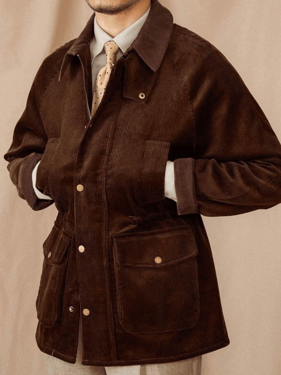Brudenell corduroy military jacket