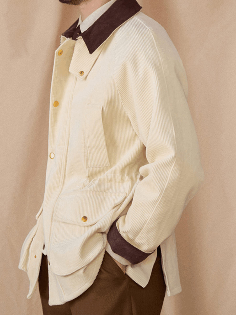 Brudenell corduroy military jacket