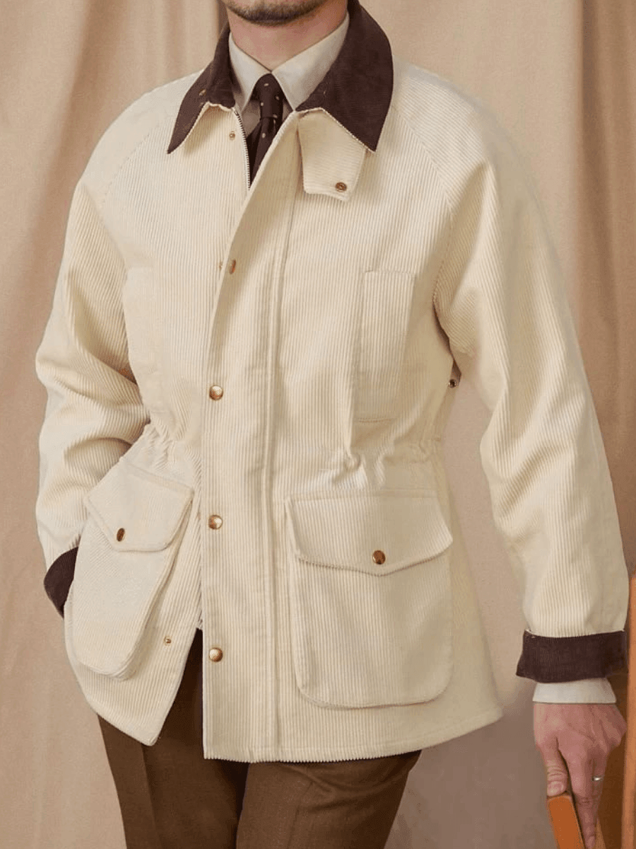 Brudenell corduroy military jacket