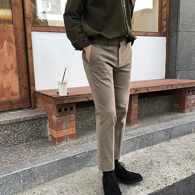 Straight chino pants