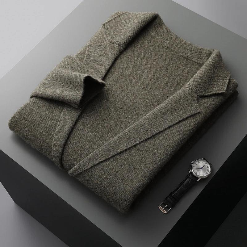 Graham Wells merino wool cardigan