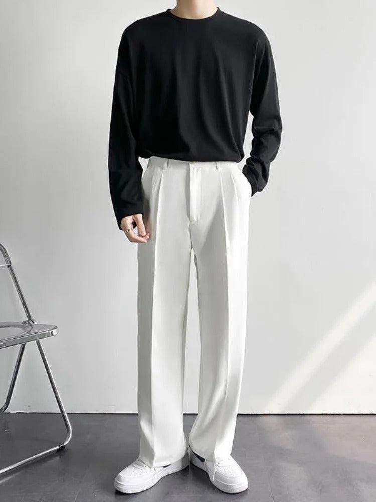 Retro draped pants