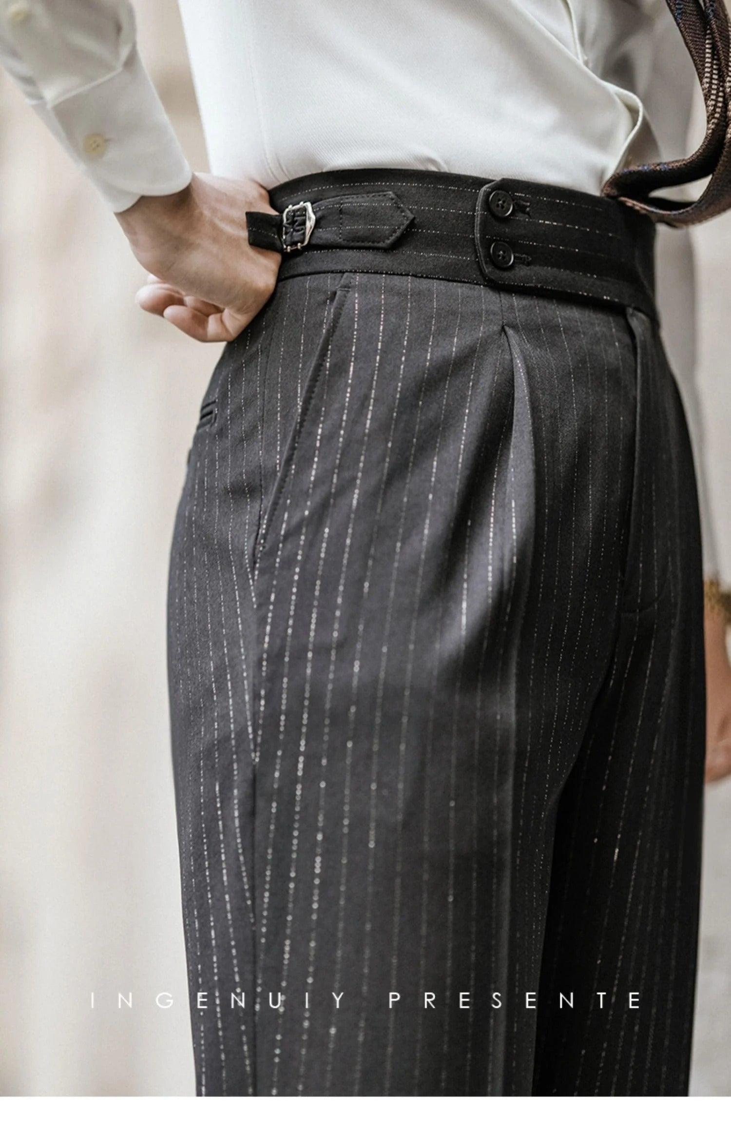 Pinstripe pants