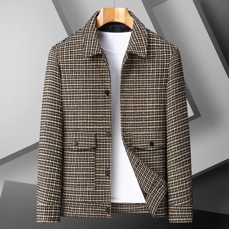 Jinsha knit lapel jacket