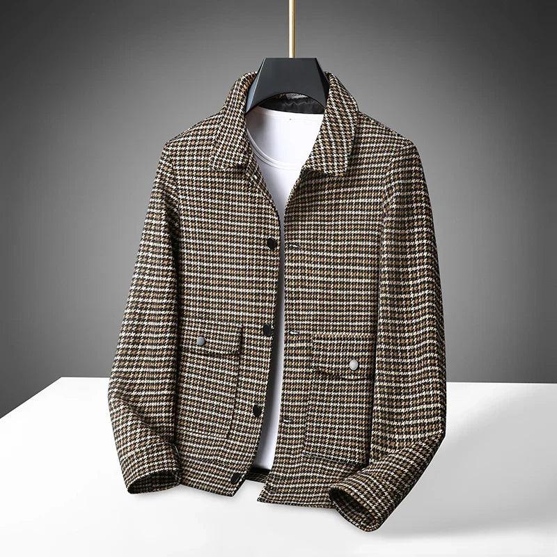 Jinsha knit lapel jacket
