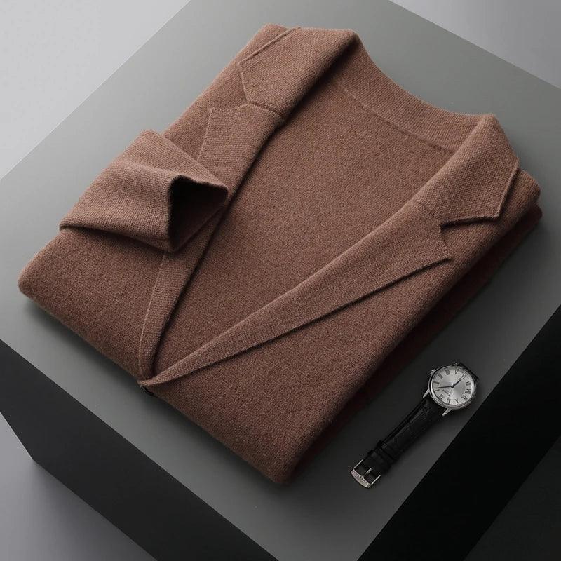 Graham Wells merino wool cardigan